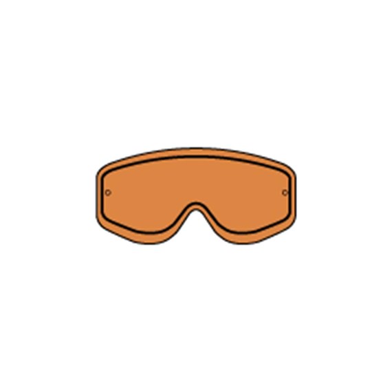 Bild von RACING GOGGLES DOUBLE LENS ORANGE