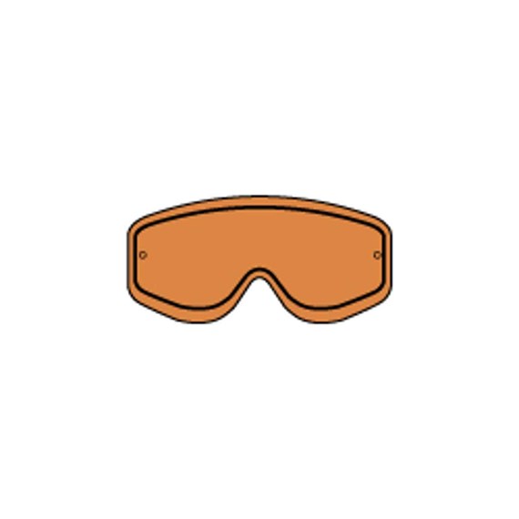 Bild von RACING GOGGLES DOUBLE LENS ORANGE