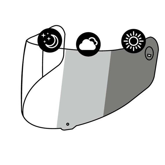 Bild von X-SPIRIT III CWR-1 PHOTOCROMIC VISOR