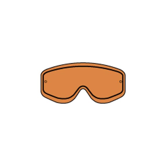 Bild von RACING GOGGLES DOUBLE LENS ORANGE